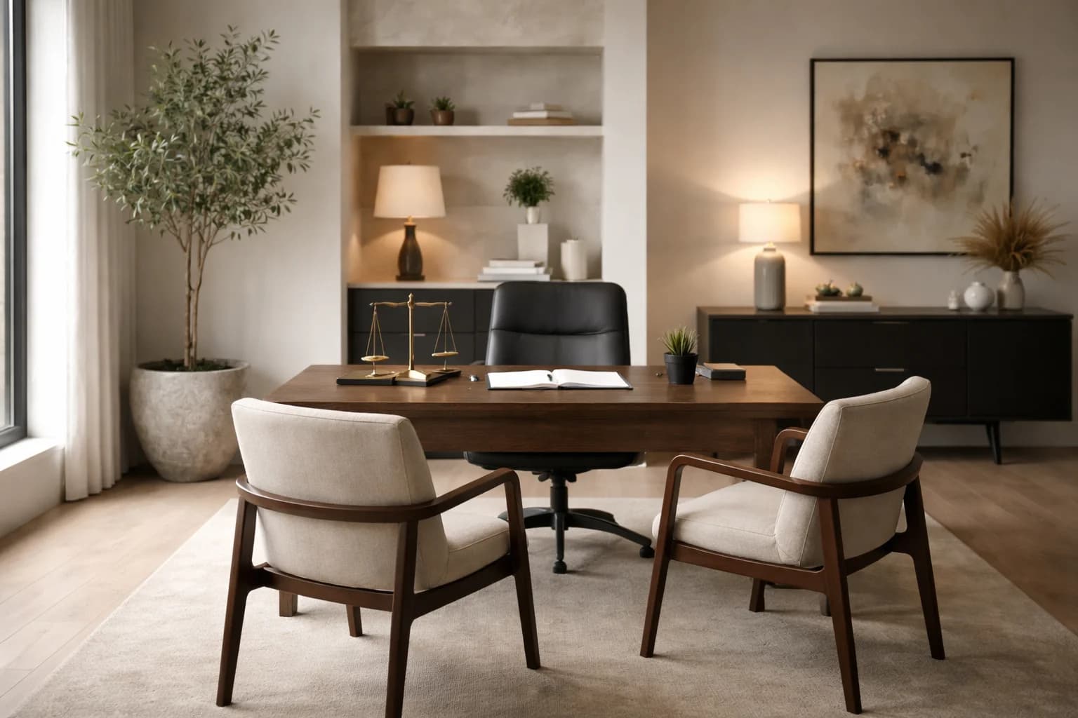 Logo profesional para Notario