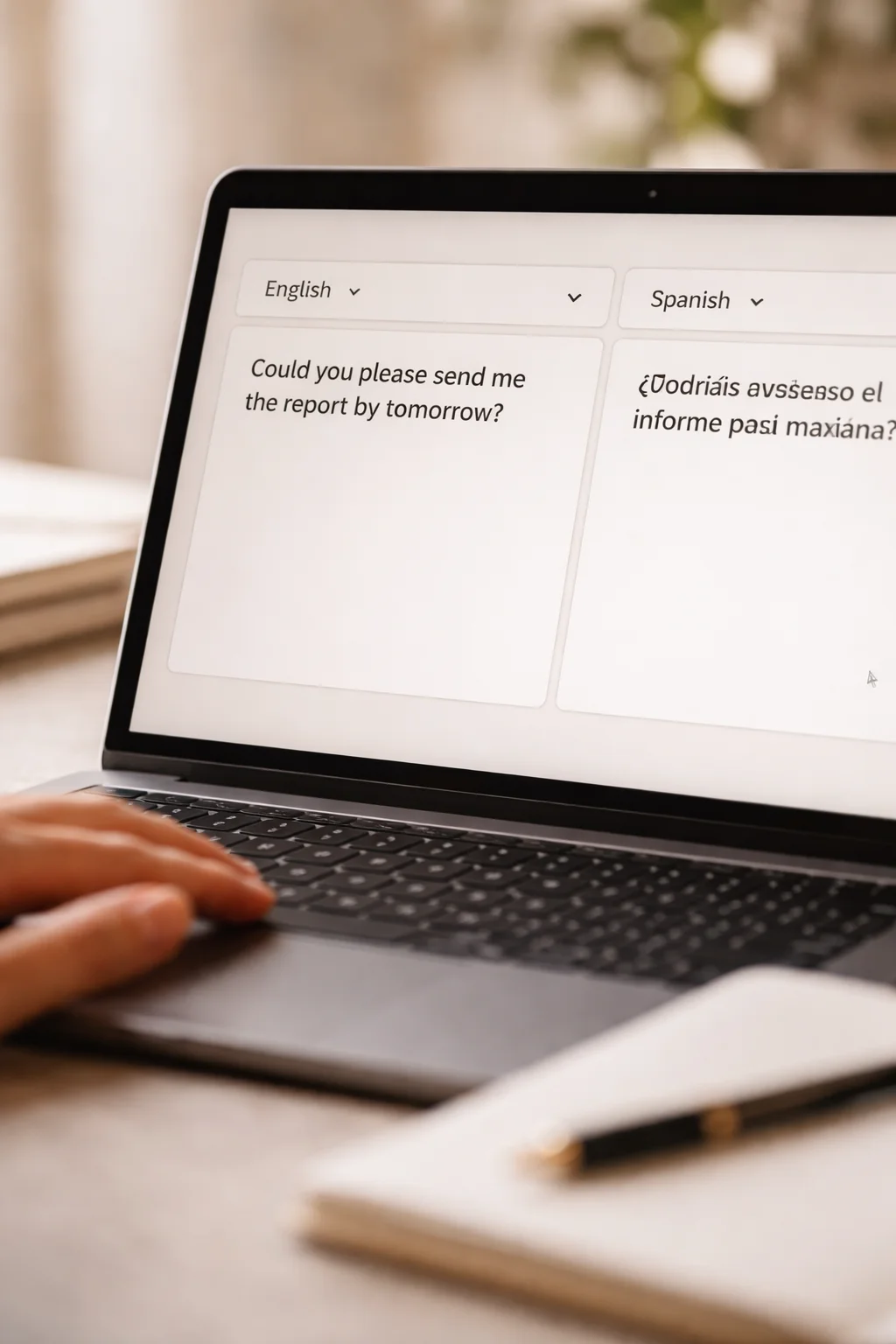 Sitio web con IA para Traductor